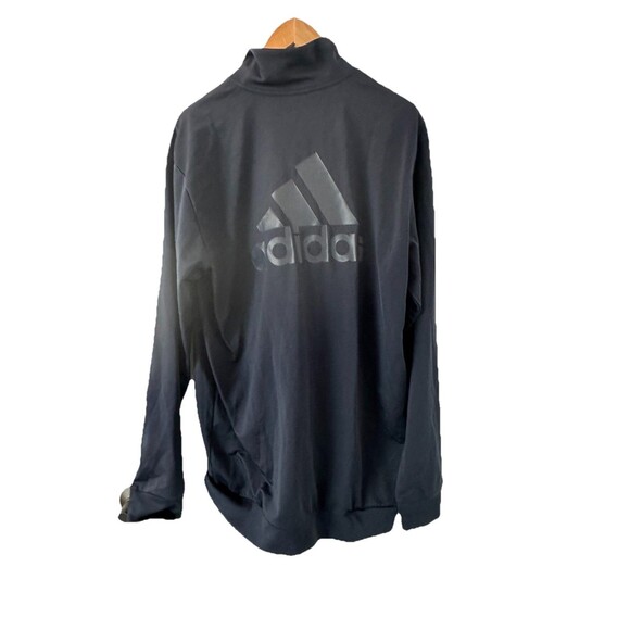 Adidas Navy Camo Tricot Zipup Jacket Large Tall - Picture 4 of 6